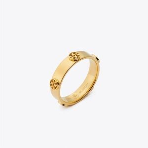 Tory Burch Miller Stud Ring - Size 6